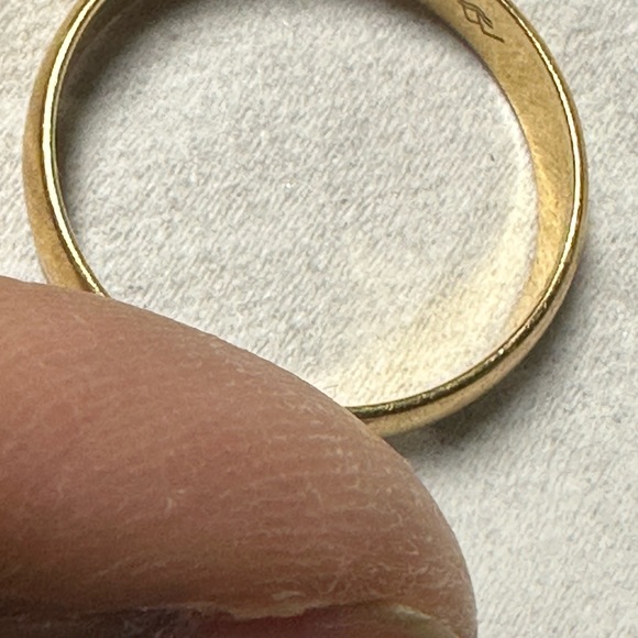 Vintage 14K Gold Women's Ring-wedding band - Picture 8 of 14